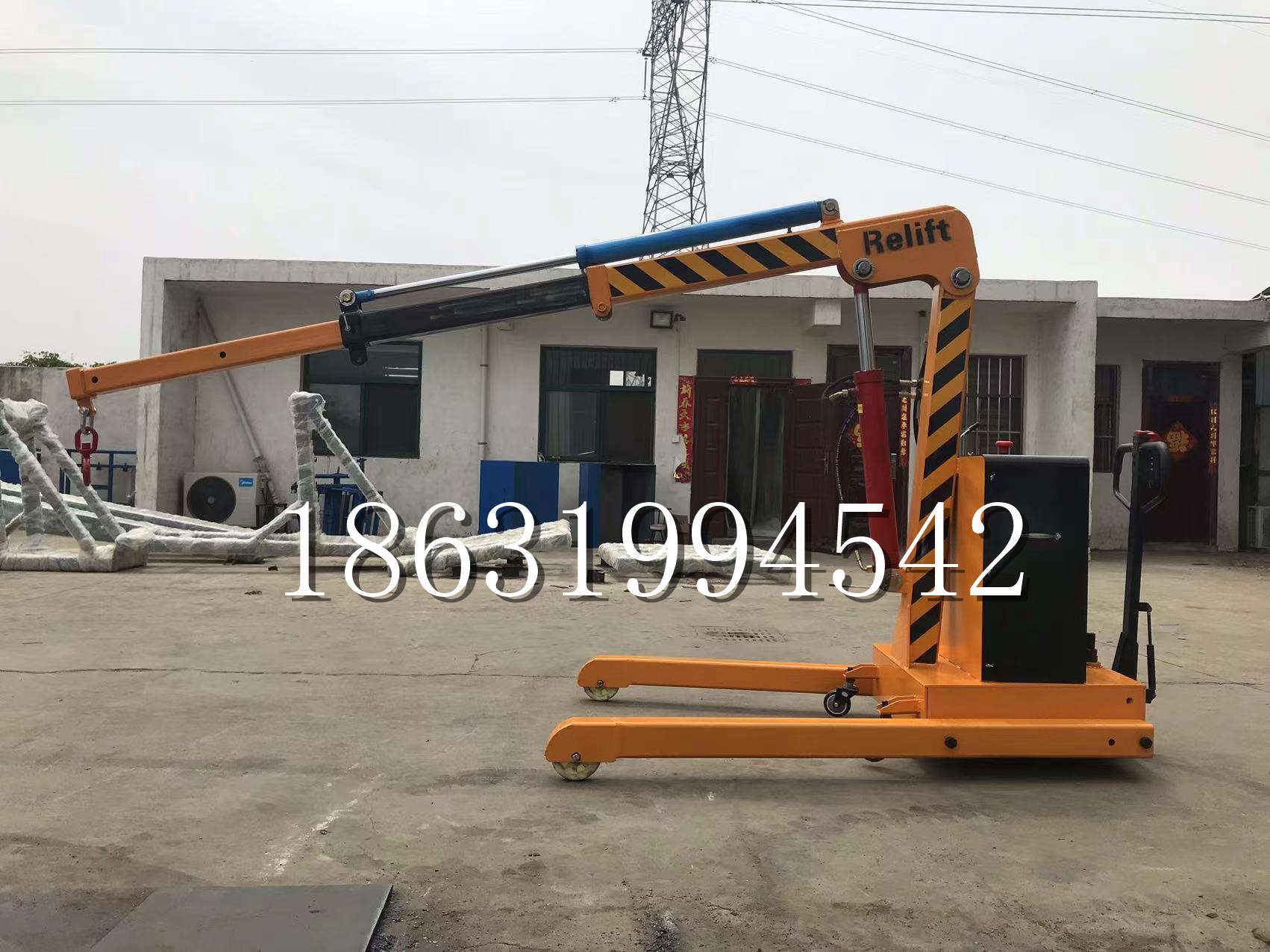 阿克陶县久征定做3吨三轮随车吊 农用园林绿化移树吊 平板工程用小吊机