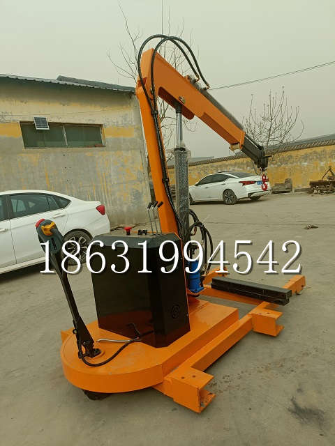 阿克陶县自卸车厢随车吊 自制轮式四不像起重机 四驱平板吊 5吨 贵盛